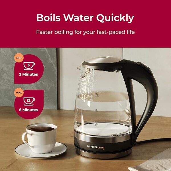 MuellerLiving Glass Kettle - Image 3