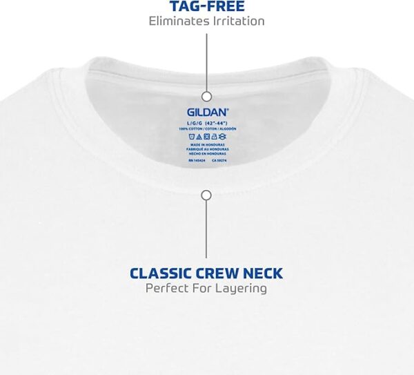 Gildan Men's Crew T-Shirts - Image 4