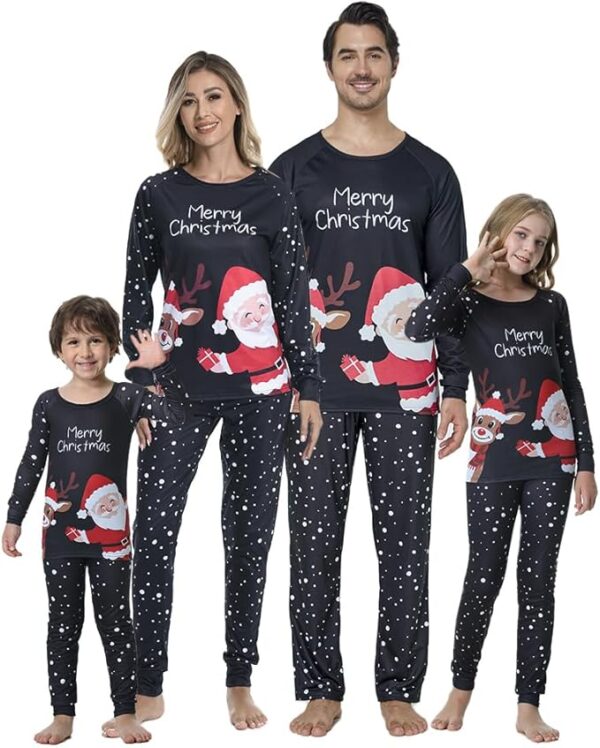 VENTELAN Family Matching Christmas Pajamas
