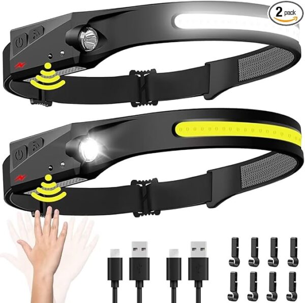 Waterproof Head Light Flashlight for Hiking