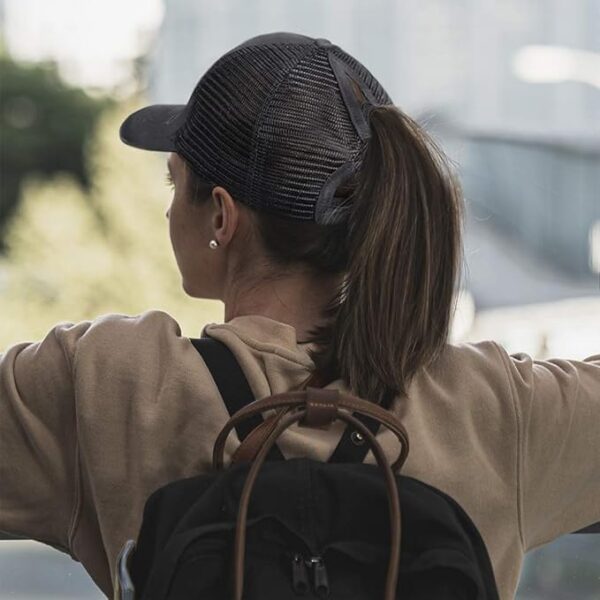 Speedy Pros Womens Ponytail Cap Fishing Hair - Image 3