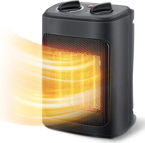 Space Heater, 1500W Electric Heaters Indoor Portable with Thermostat