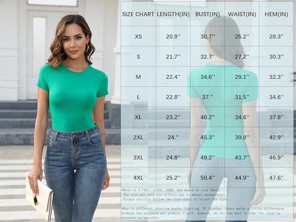 Abardsion Women's Casual Basic Going Out Crop Tops Slim - Image 2