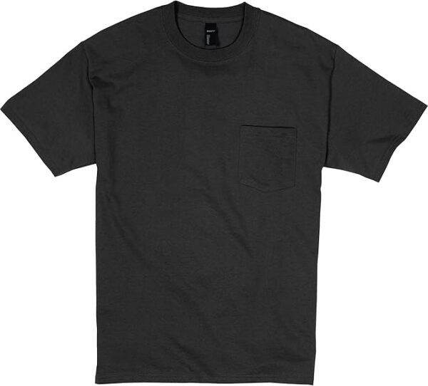 Hanes Men's Heavyweight Pocket T-Shirt - Image 4