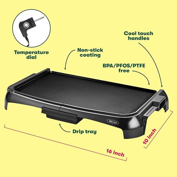 - Smokeless Indoor Grill, Nonstick Surface, - Image 5