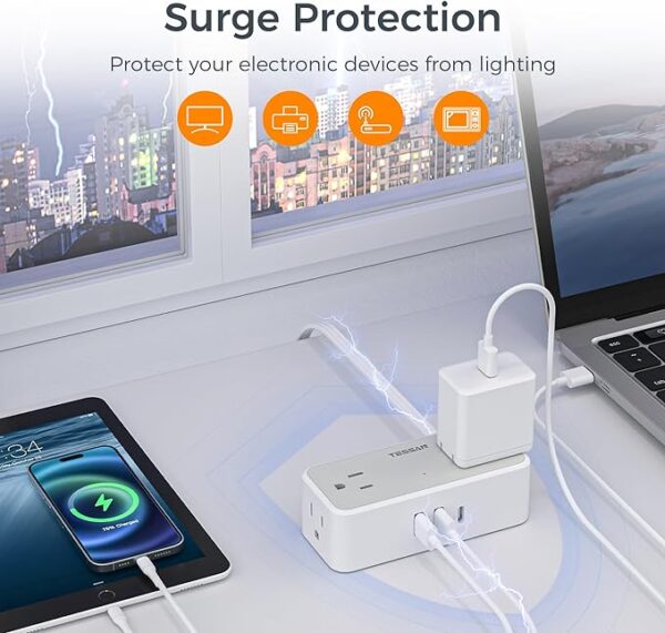 Surge Protector Power Strip - Image 3