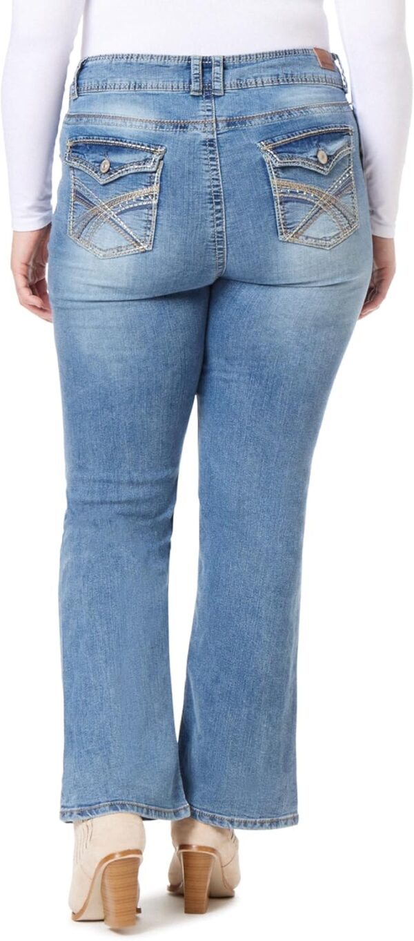 WallFlower Luscious Curvy Bootcut Jeans for Women Mid - Image 6