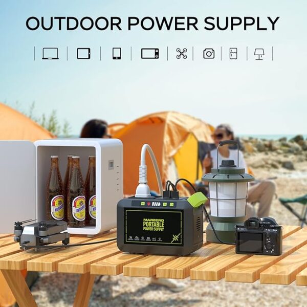 MARBERO Portable Power Station 88Wh Camping Lithium Battery Solar - Image 4