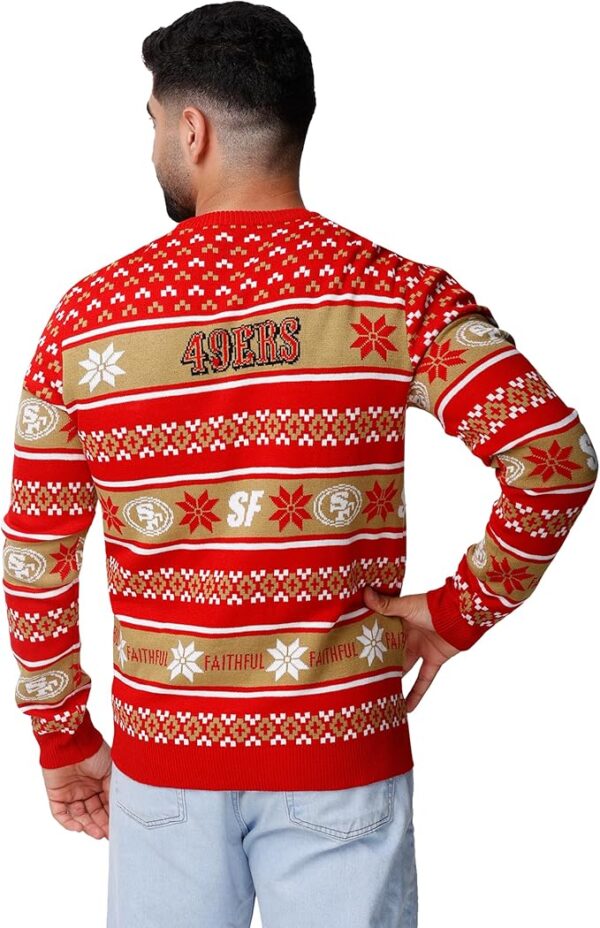 FOCO NFL Team Big Logo Ugly Sweater - Image 4
