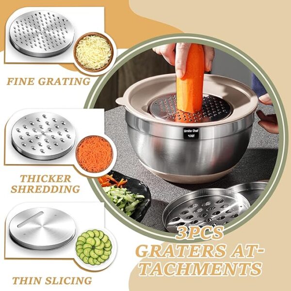 Mixing Bowls with Airtight Lids Set, - Image 6
