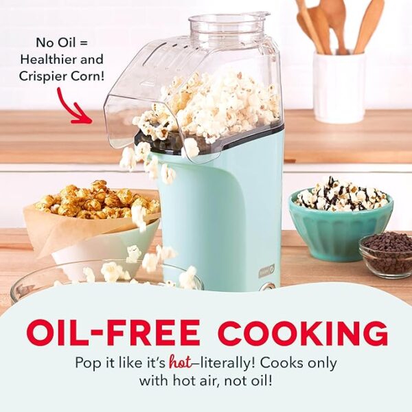 DASH Hot Air Popcorn Popper Maker - Image 4
