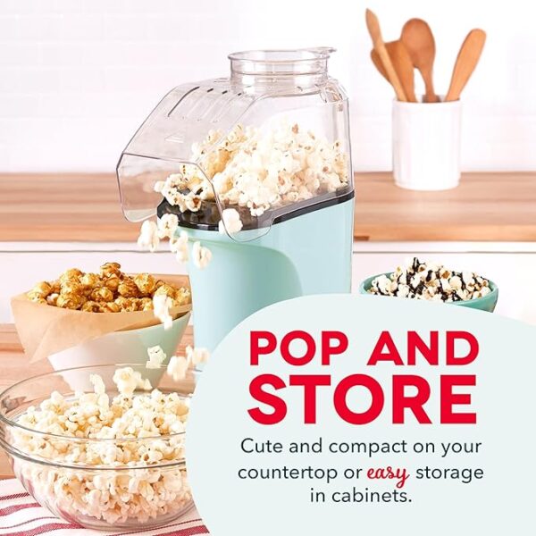 DASH Hot Air Popcorn Popper Maker - Image 6