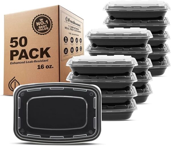 Compartment Food Storage Containers with Lids