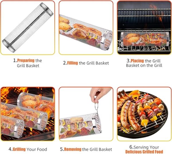 VIDEO Rolling Grill Baskets - Image 4