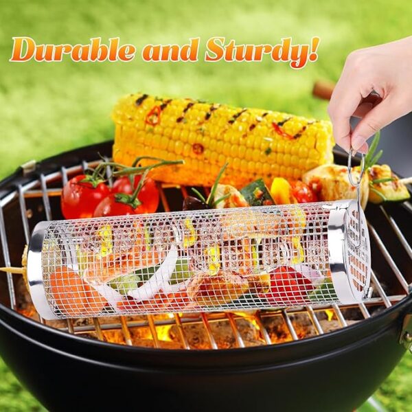 VIDEO Rolling Grill Baskets - Image 6