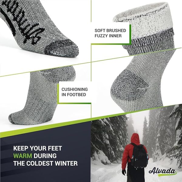 Winter Boot Sock For Men & Women 3 Pairs - Image 3