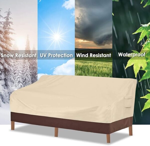 Vailge Heavy Duty Patio Sofa Cover - Image 3