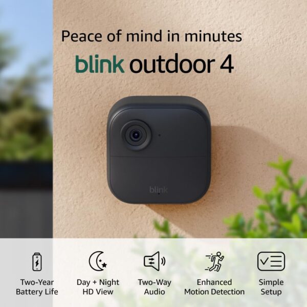 Blink Outdoor 4 (newest model), Wire-free smart security camera - Image 3