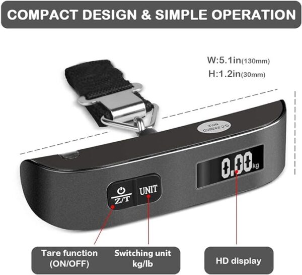travel inspira Luggage Scale - Image 3
