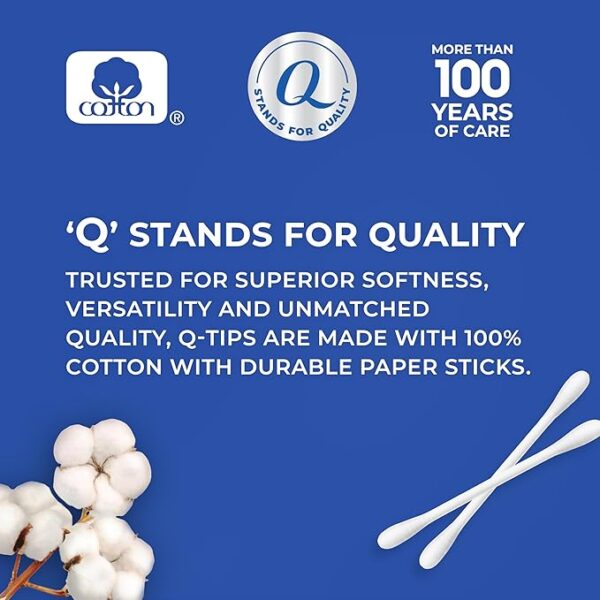 Q-tips Cotton Swabs For Hygiene and Beauty Care - Image 3