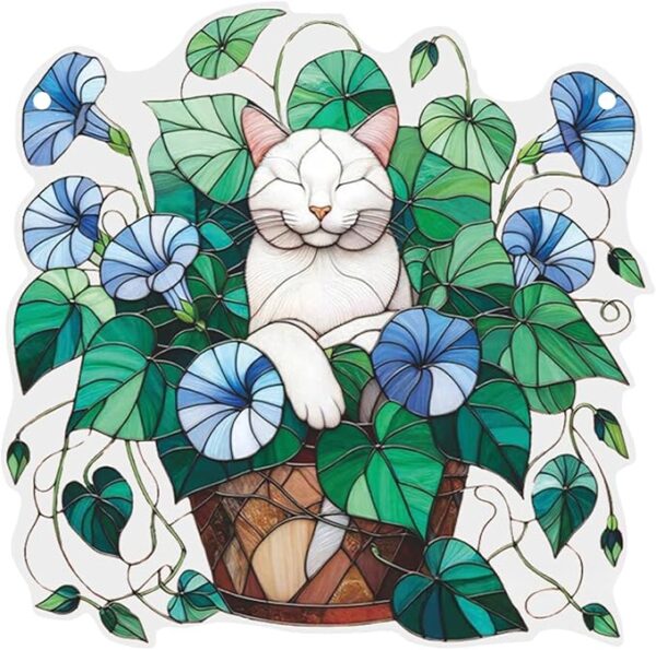 Art Flower Painted Window