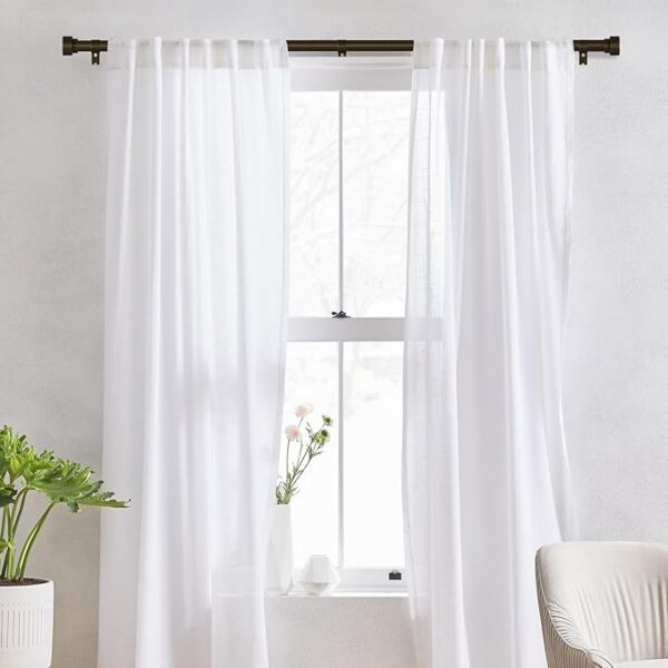 Heavy Duty Curtain Rods for Windows 28 to 48 Inch - Image 6