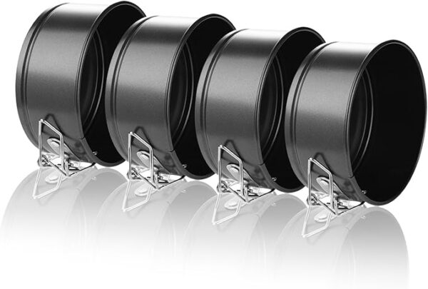 4 Piece Small Nonstick Cheesecake Pan for Mini Cheesecakes - Image 3