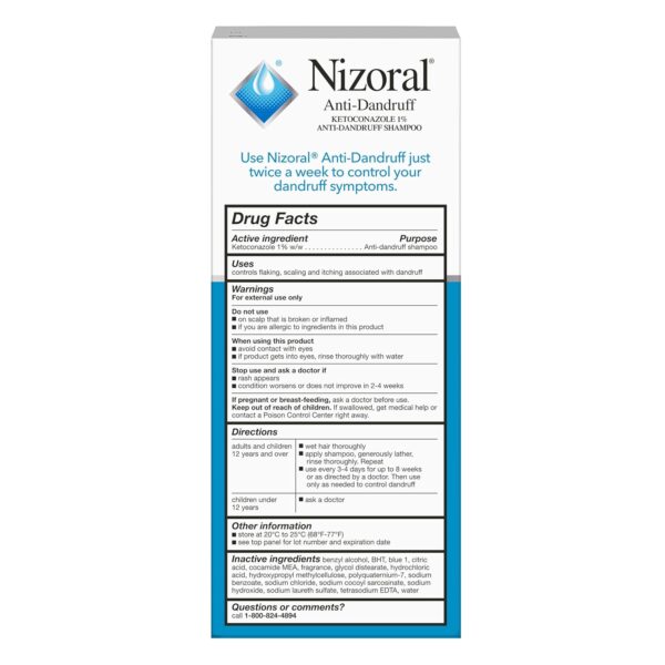 Nizoral Anti-Dandruff Shampoo with 1% Ketoconazole - Image 3