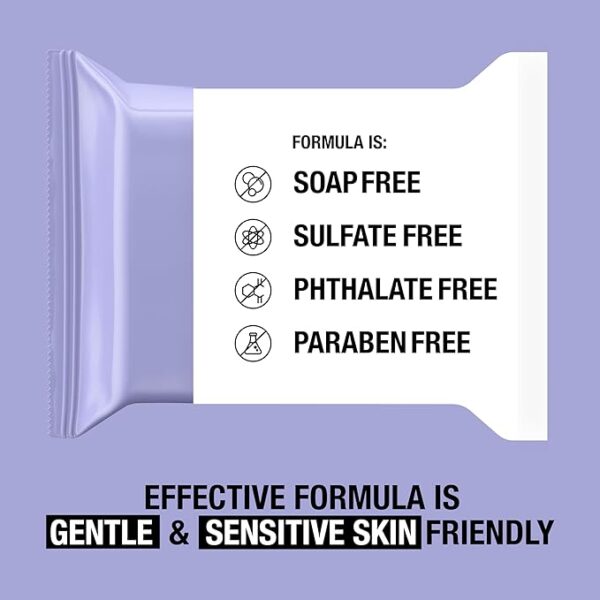 Neutrogena Night Calming Cleansing Makeup Remover Face Wipes - Image 3