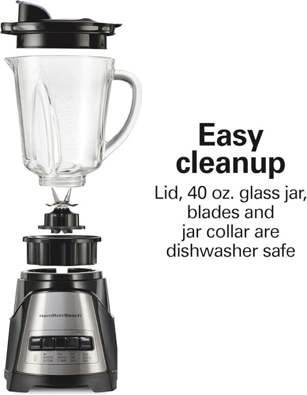 Hamilton Beach Power Elite Wave Action Blender For Shakes and Smoothies - Image 3