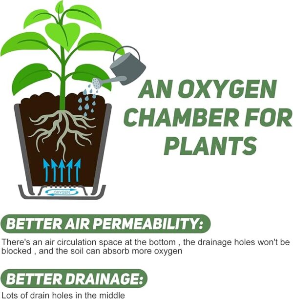 7 pcs Plant Pots with Drainage Holes - Image 4