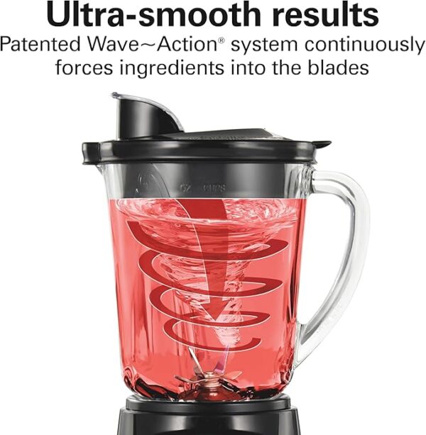 Hamilton Beach Power Elite Wave Action Blender For Shakes and Smoothies - Image 4