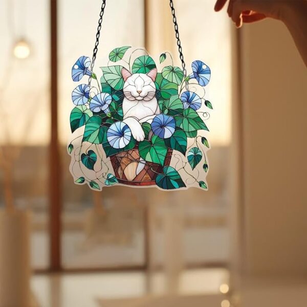 Art Flower Painted Window - Image 2