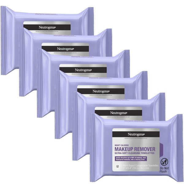 Neutrogena Night Calming Cleansing Makeup Remover Face Wipes