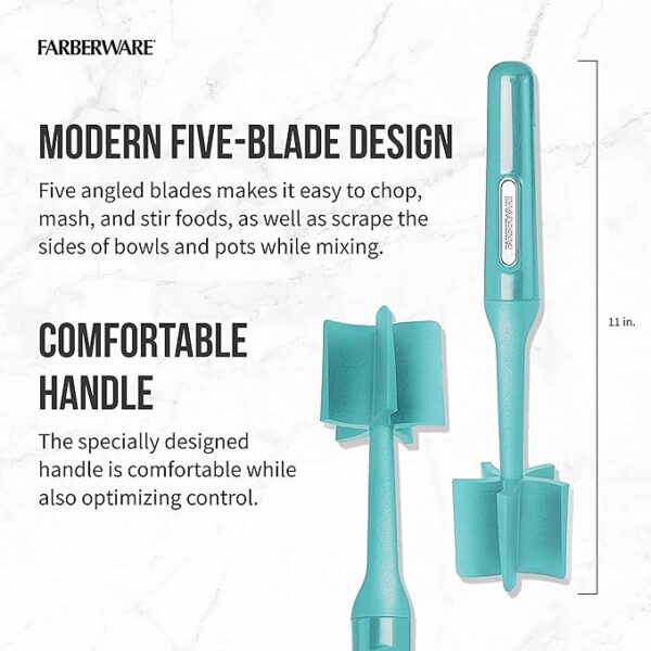 Farberware Heat Resistant Nylon Meat and Potato Masher - Image 3
