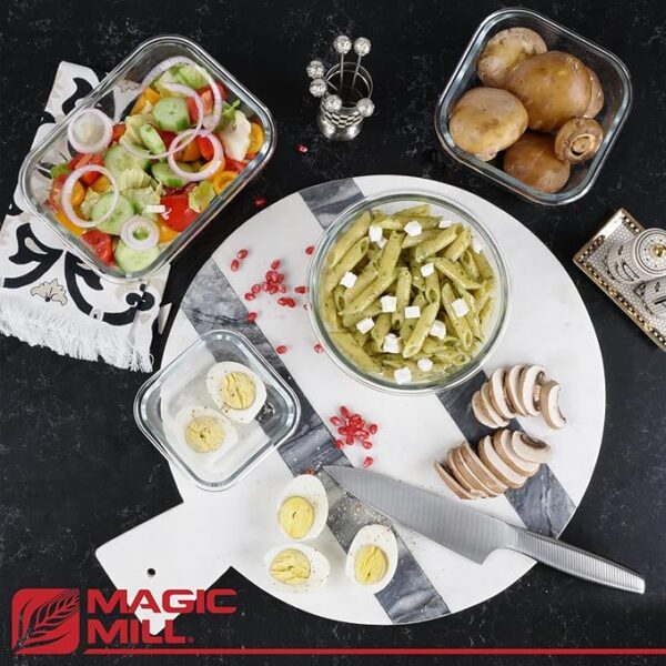 Magic Mill Glass Storage Containers with lids Set - Image 6