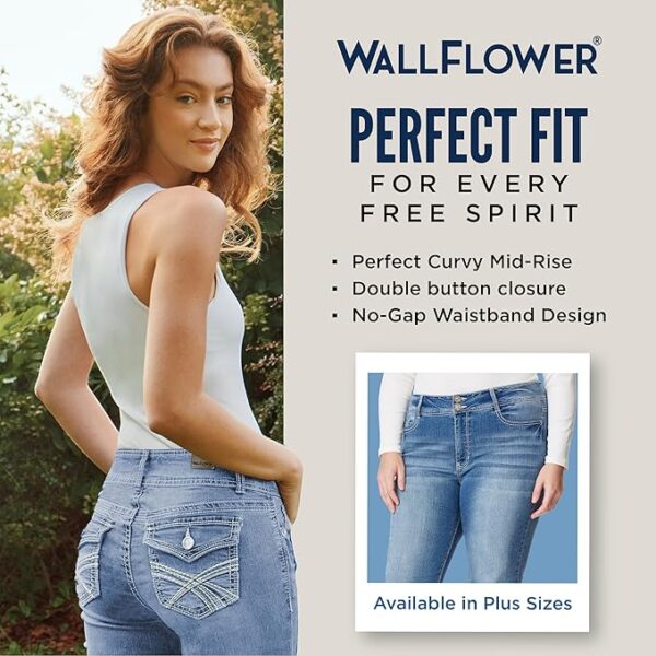 WallFlower Luscious Curvy Bootcut Jeans - Image 4