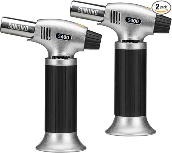 Sondiko Butane Torch Lighter S400 2 Pack