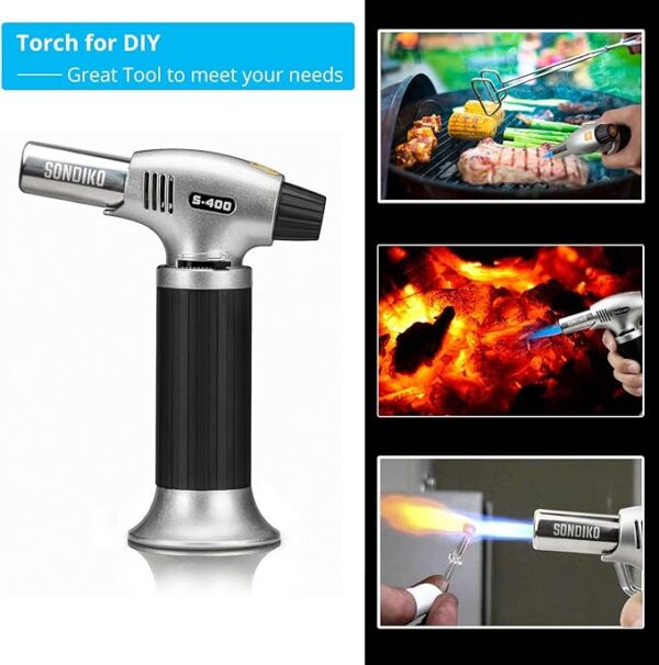Sondiko Butane Torch Lighter S400 2 Pack - Image 2