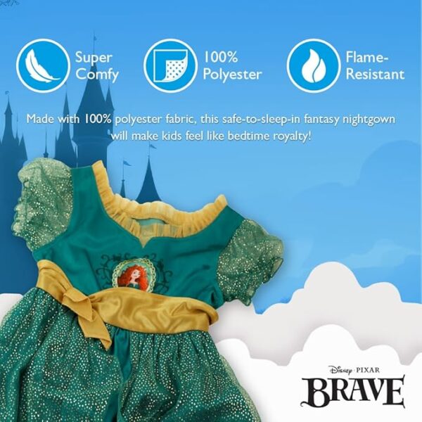Disney Girls' Fantasy Gown Nightgown - Image 3