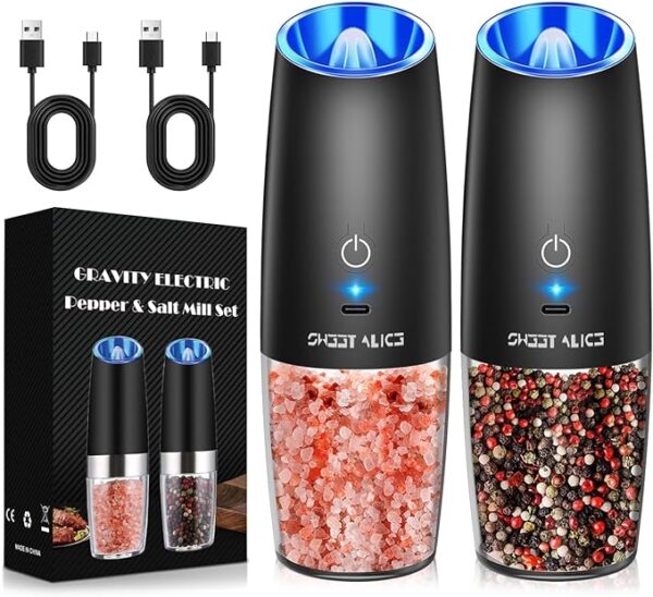 Sweet Alice Rechargeable Electric Pepper and Salt Grinder