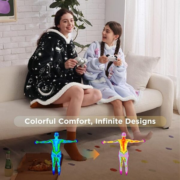 Wearable Blanket Hoodie - Image 2
