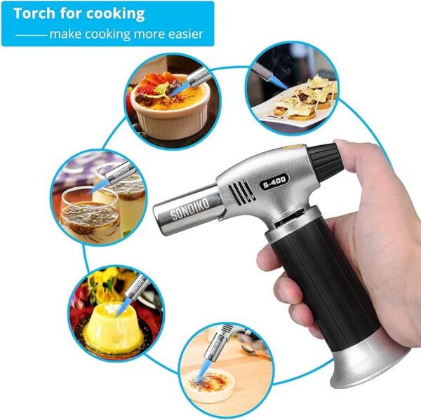 Sondiko Butane Torch Lighter S400 2 Pack - Image 3