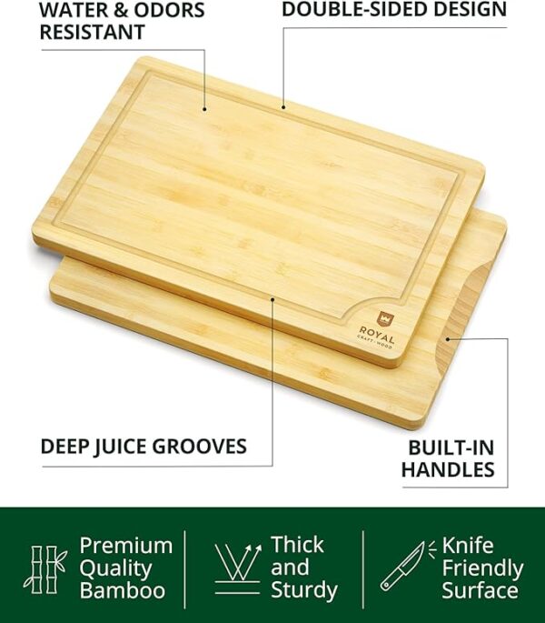 Cutting Boards for Kitchen Meal Prep & Serving - Image 4